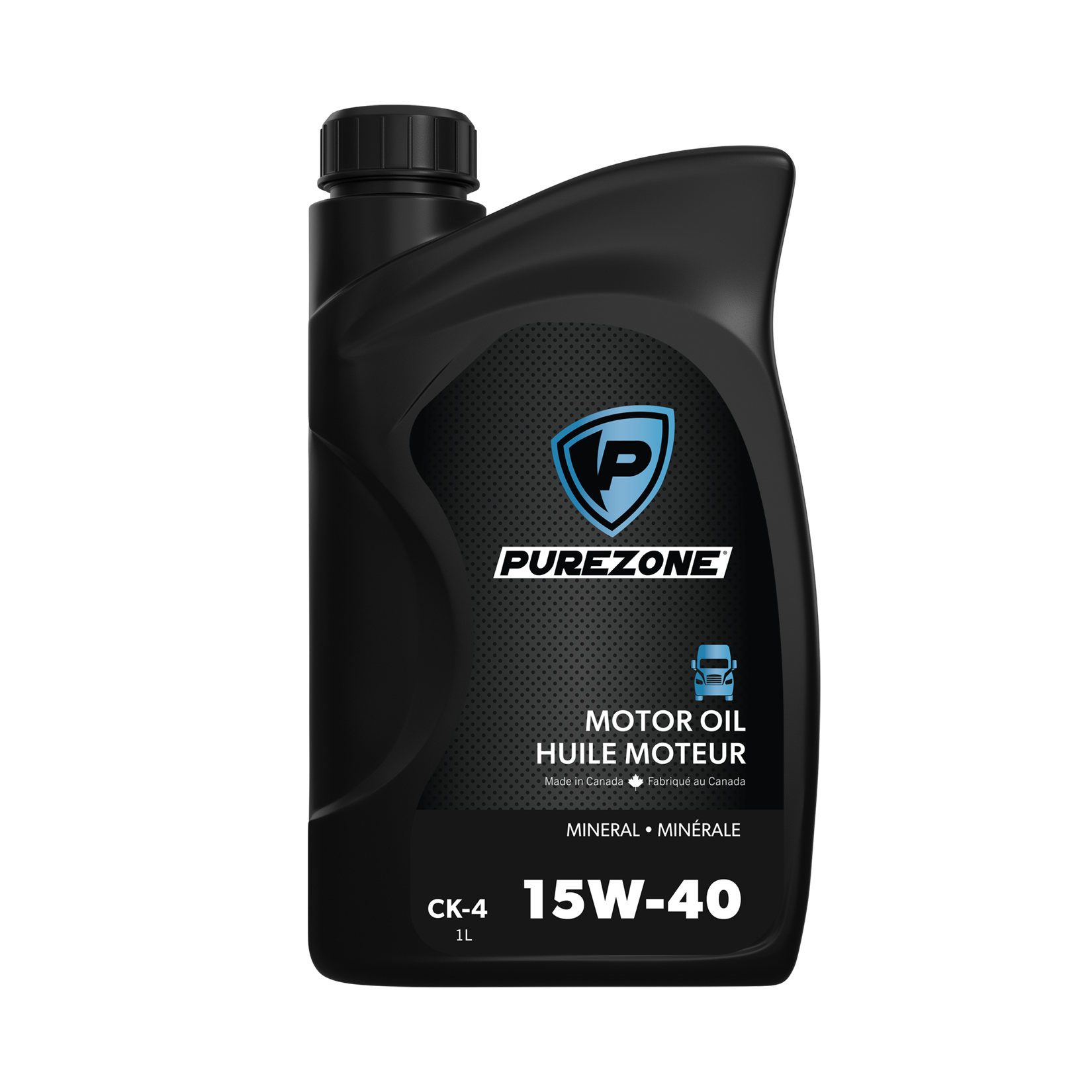Huile minérale robuste pour moteur diesel 15W40 CK-4 - 1L