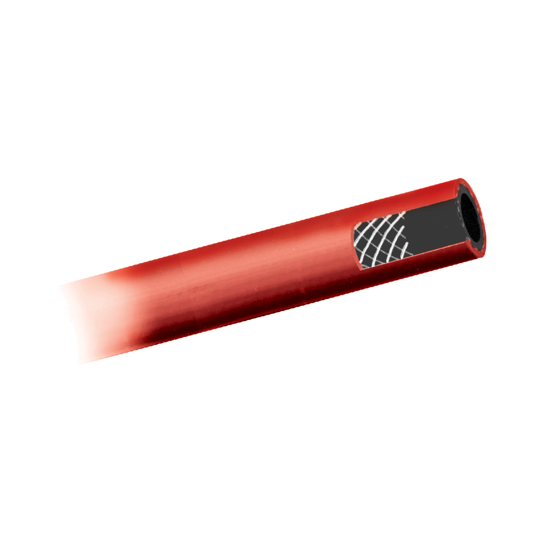 3/8 ID EPDM Hose;Red;200PSI;Reel