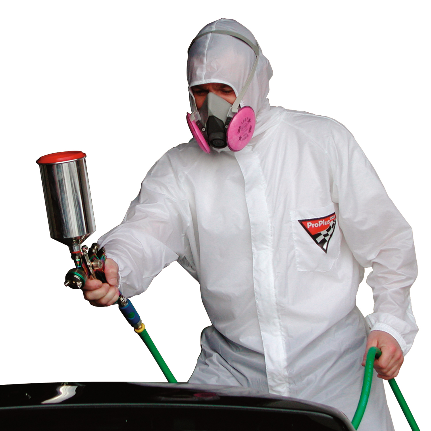 Peinture et combinaisons de travail ProPlus Gard, blanc moyen, nylon/coton