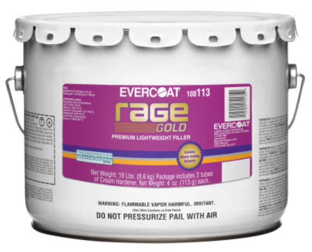 Rage Gold Body Filler 3 Gallon