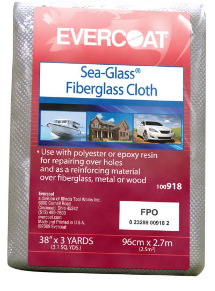 Tissu en fibre de verre 38 po par 3 mètres
