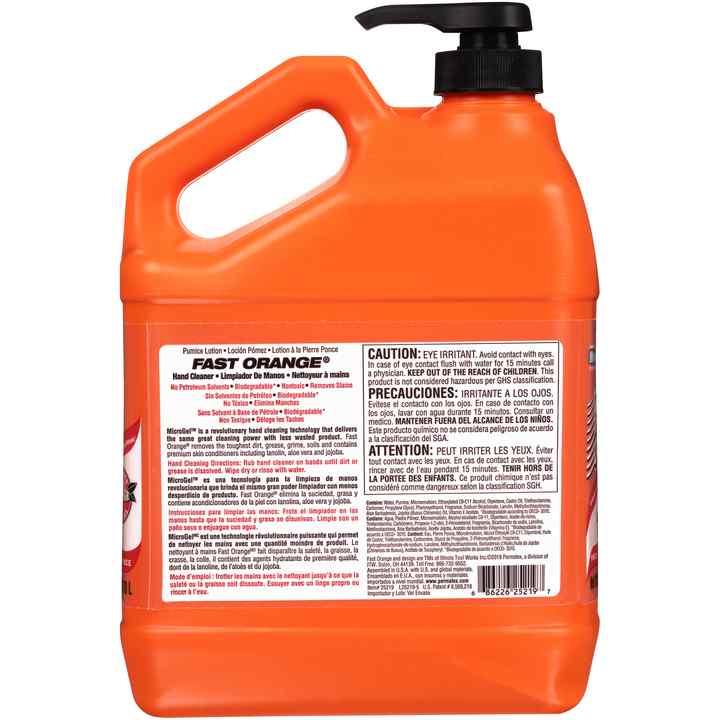Fast Orange® Pumice Lotion Hand Cleaner, 3.78L