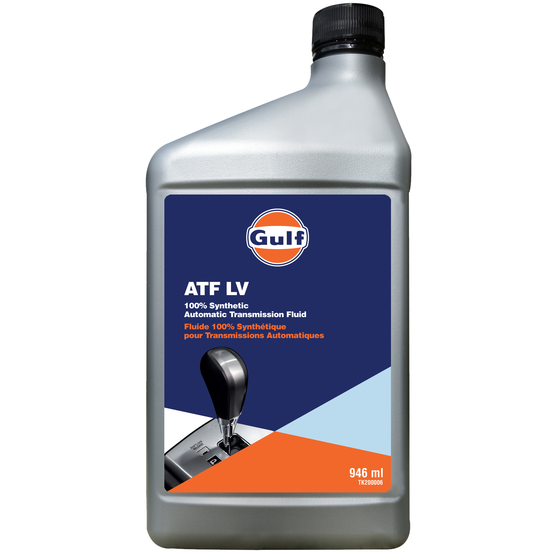 Gulf ATF LV - Automatic Transmission Fluid 100% Synthetic - 946 ml