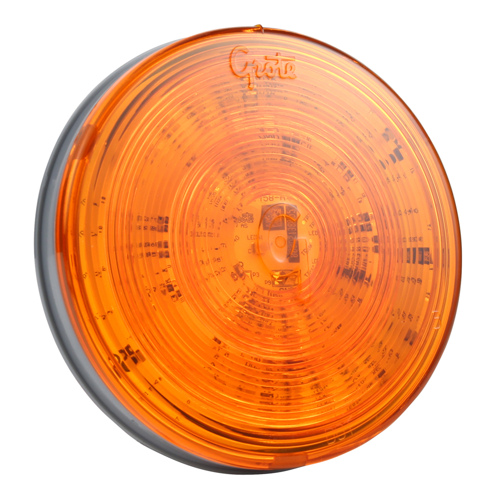 Turn Lamp, Yellow, 4" Hi Count® LED Lamp/ Female Pin