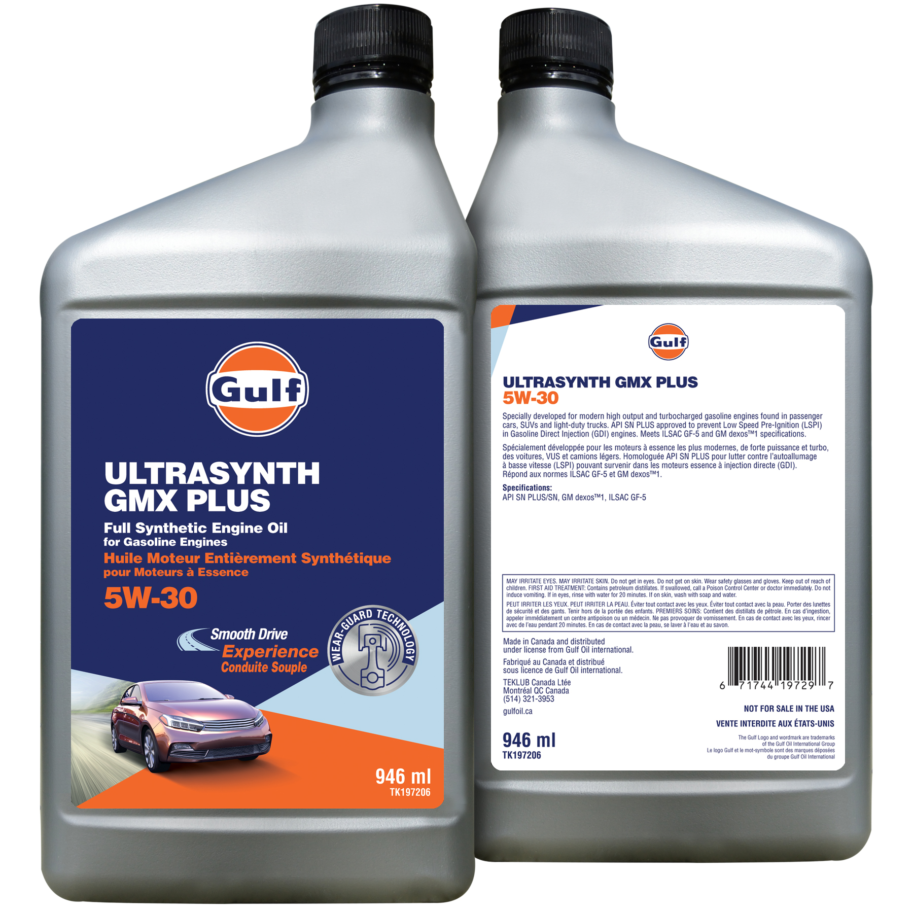 ULTRASYNTH GDI 5W-30  Full Synthetic Engine Oil - 946 ml