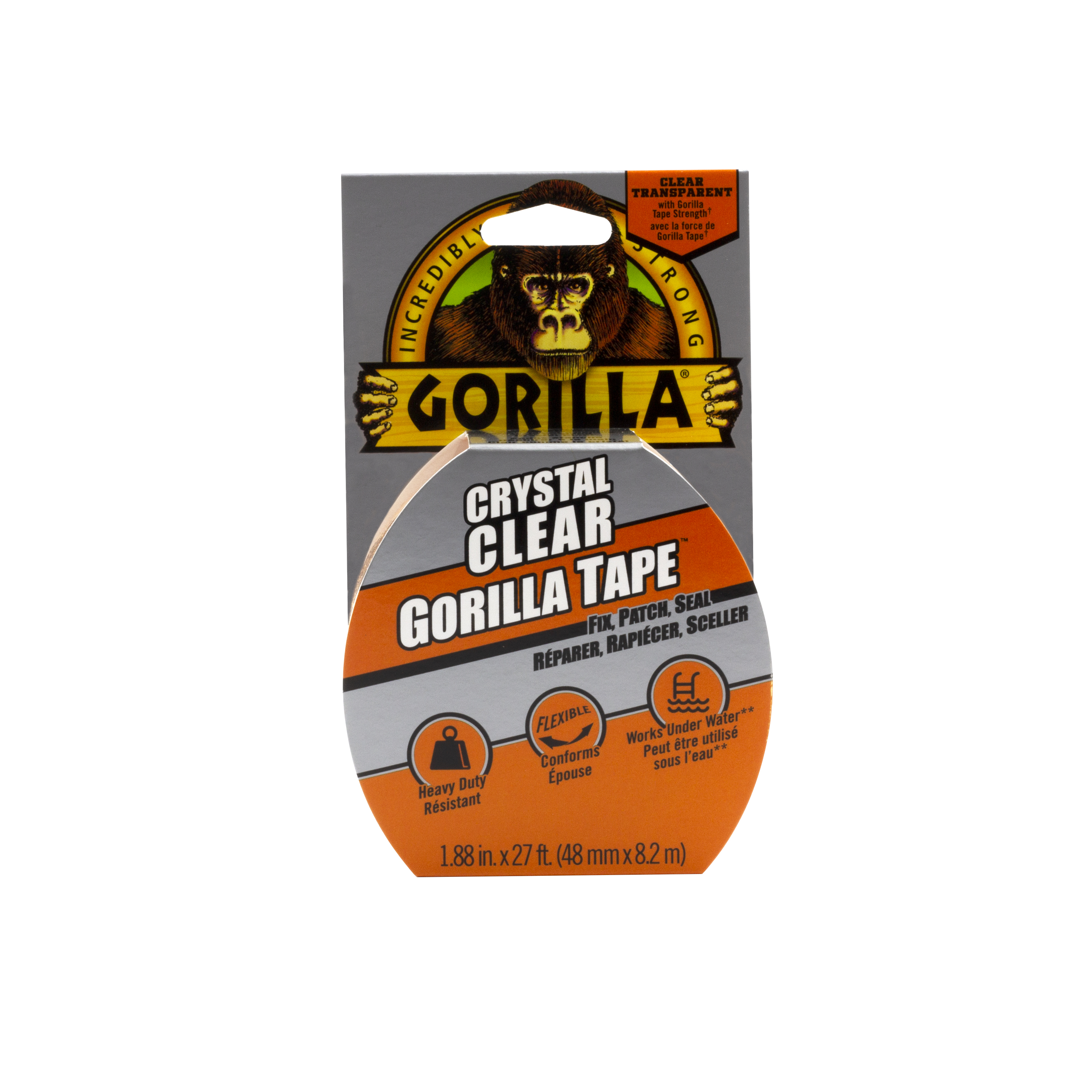 GORILLA CLEAR REPAIR 8.2M 4PC DISP EN/FR