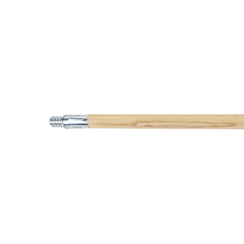 15/16" x 54" Threaded MetalTip Lacq Wood Handle