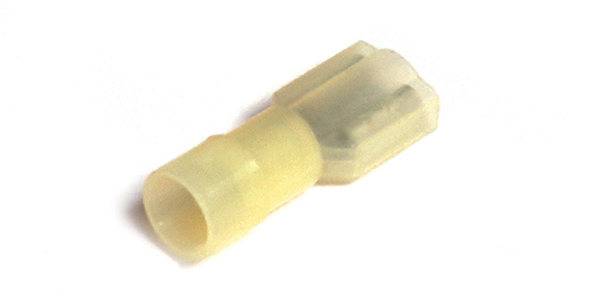 Quick Disconnect, Nylon, 12-10 Ga, Female, .250", Pk 15
