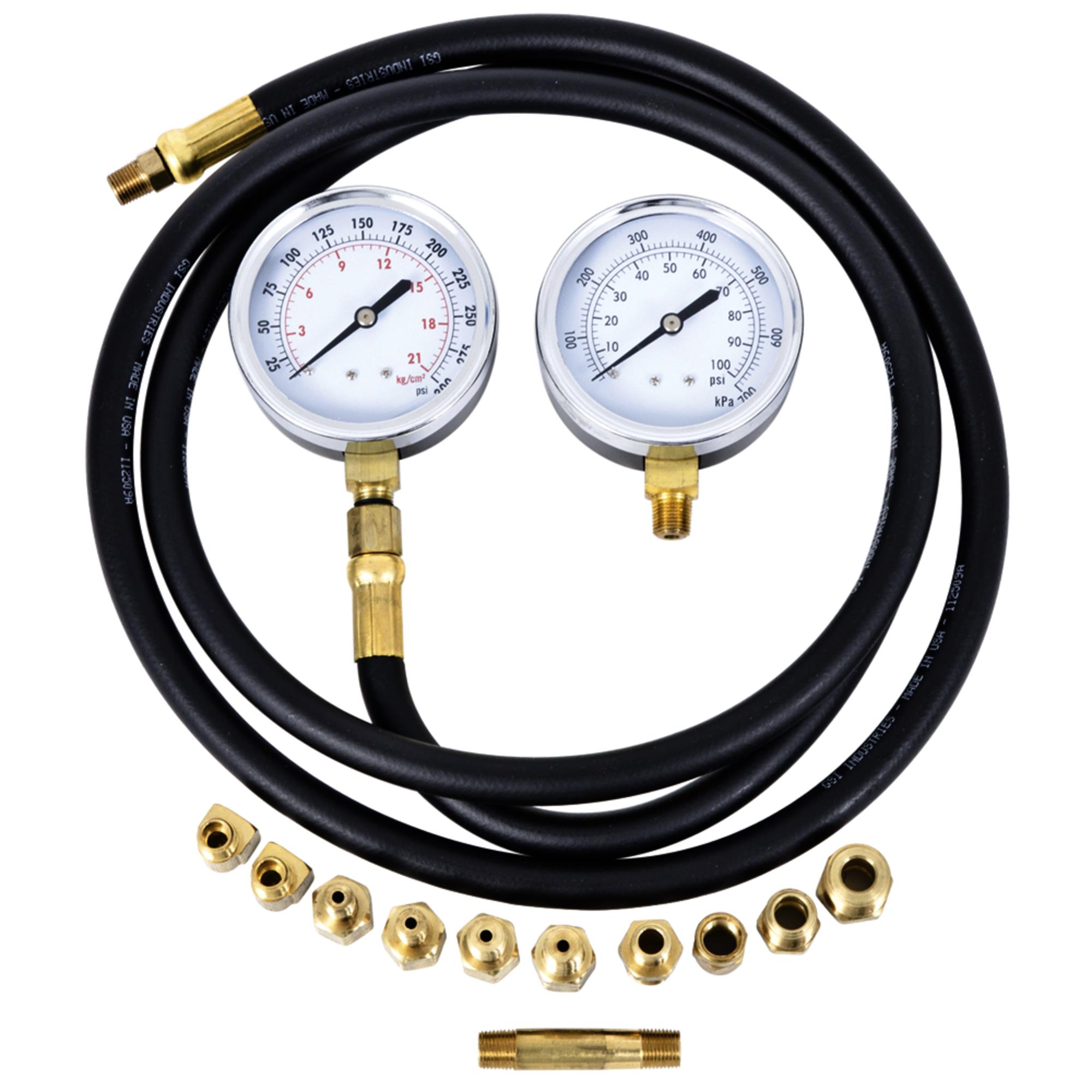 Testeur de pression d'huile de transmission et moteur