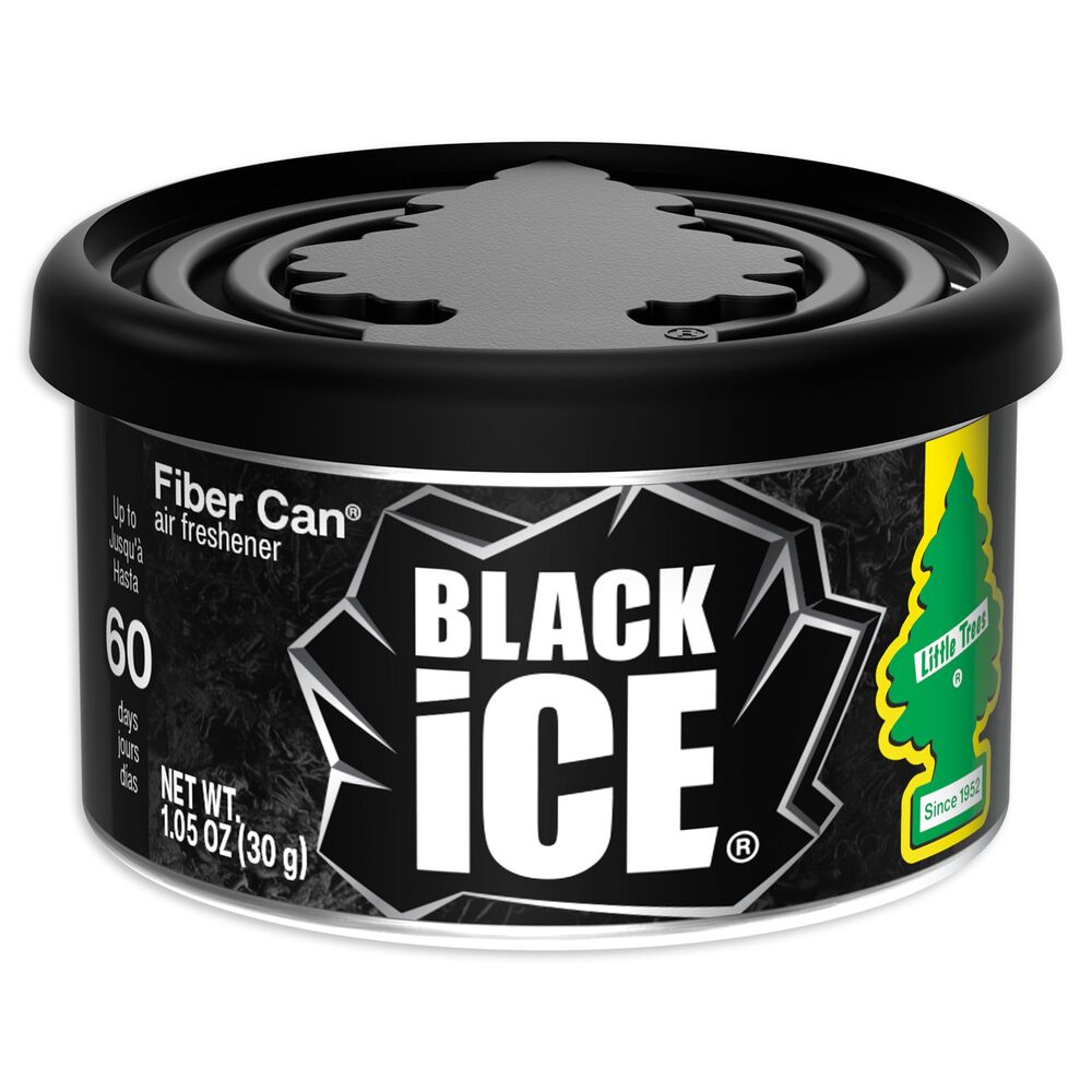 Little Trees® Black Ice Fiber Can