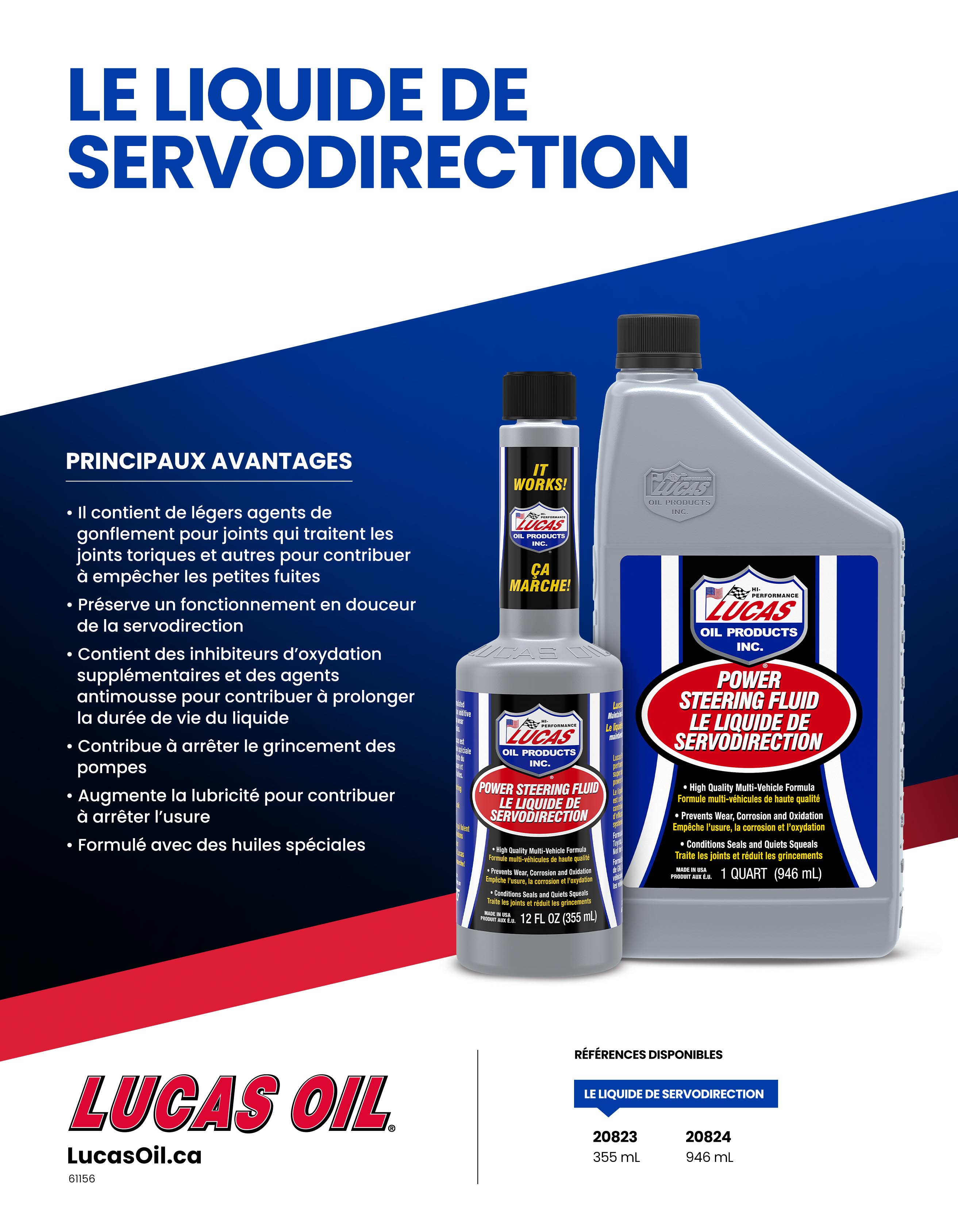 Power Steering Fluid - 946 mL
