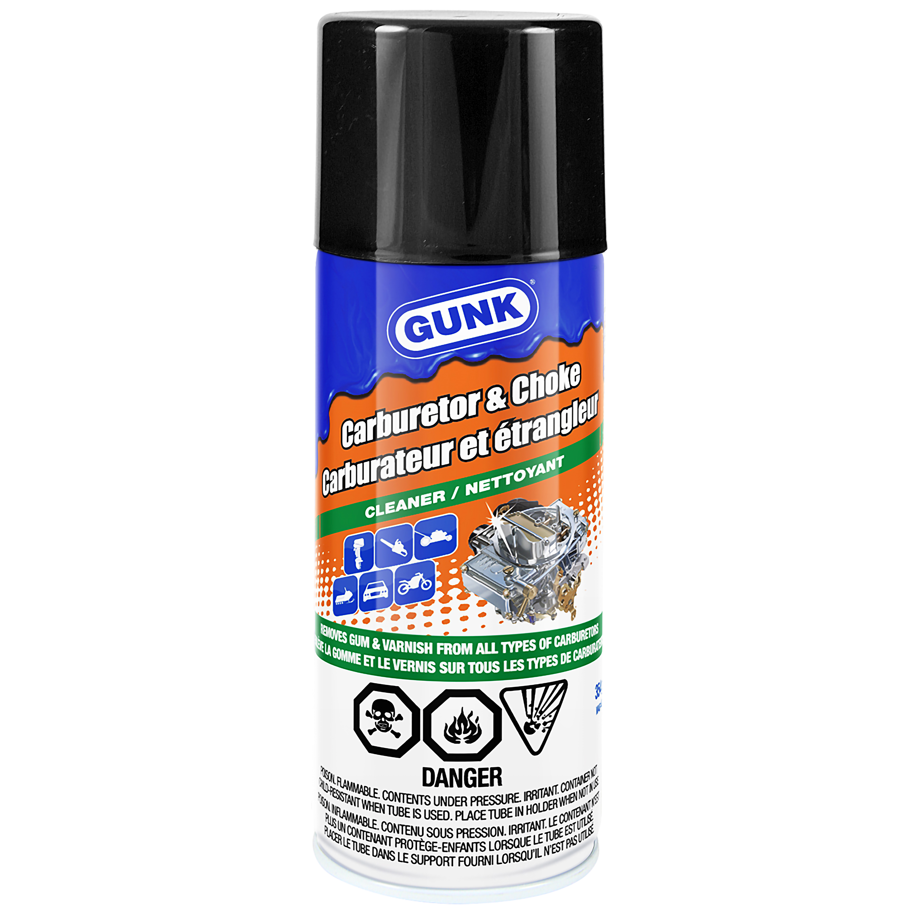 GUNK® Carburetor Choke & Valve Parts Cleaner - 354 g