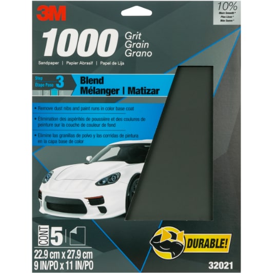 Wetordry™ Sandpaper 9 x 11-in 1000 Grit - 5 per Pack