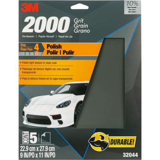 Wetordry™ Sandpaper 9 x 11-in 2000 Grit - 5 per Pack