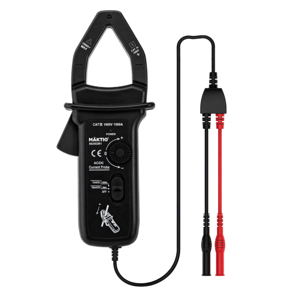 AC/DC Current Clamp Probe, CAT III 1500A