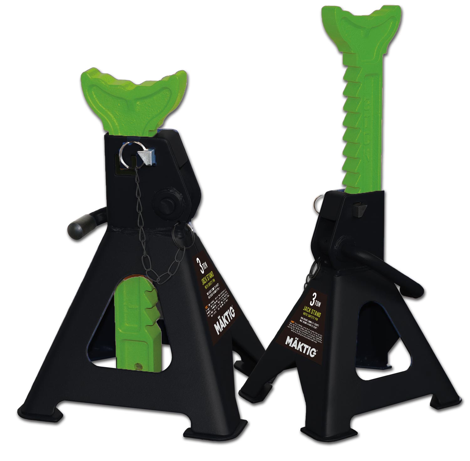 3 Ton Double Lock Jack Stands