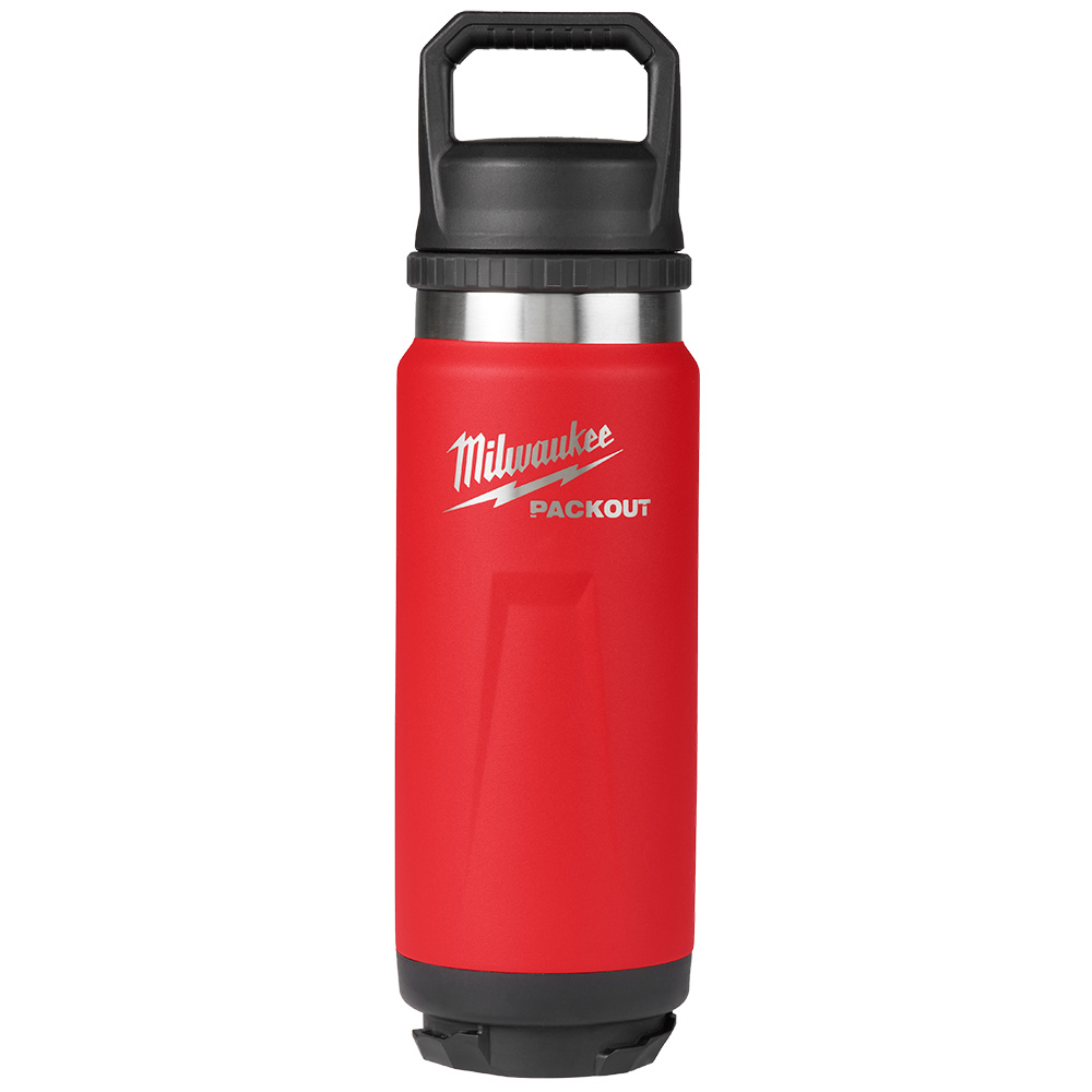 PACKOUT™ 24 oz Insulated Bottle with Chug Lid - Red