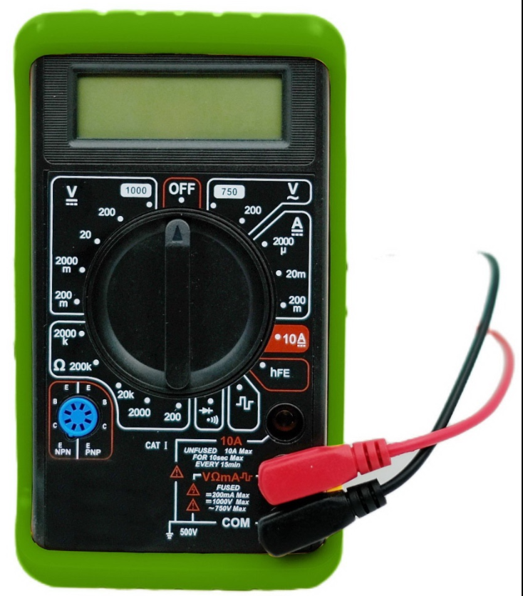 1000V Digital Multimeter with LCD Display