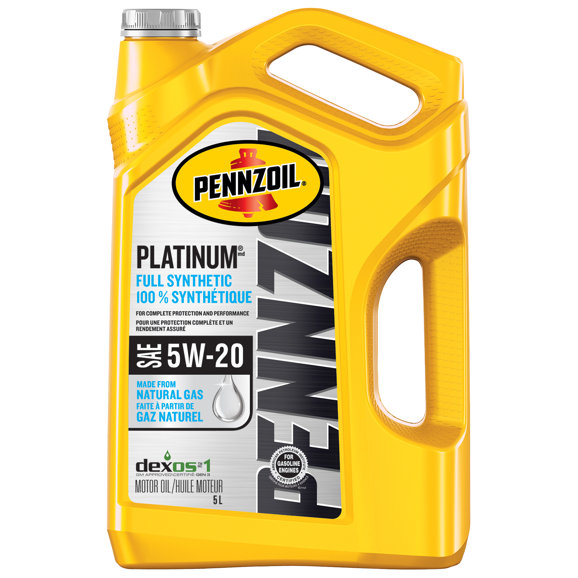 Pennzoil® Platinum 5W20 Full Synthetic Motor Oil (SP/GF-6A dexos1)