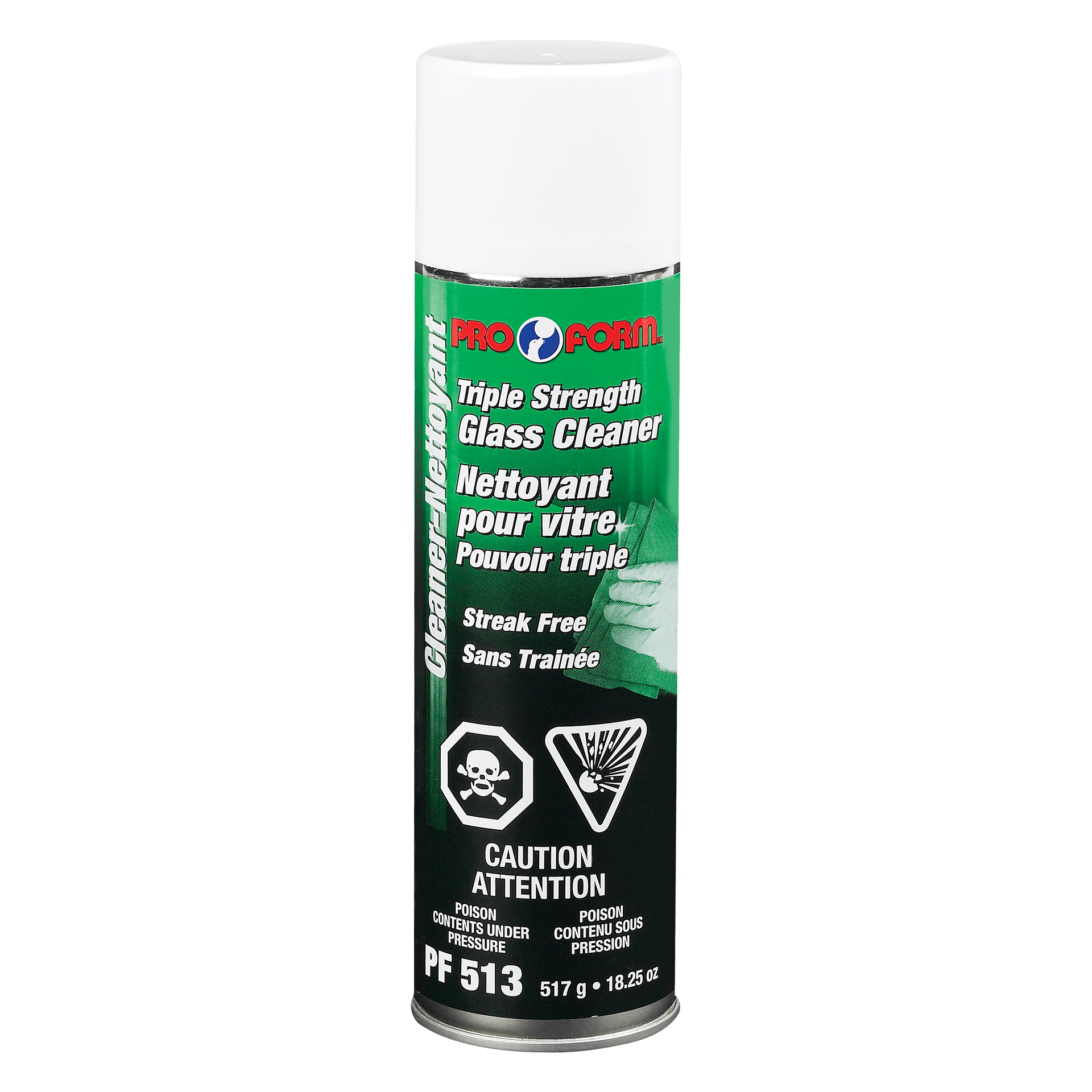 Triple Strength Glass Cleaner - 517 g Aerosol