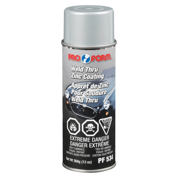 Weld Through Zinc Coating - 368 g Grey