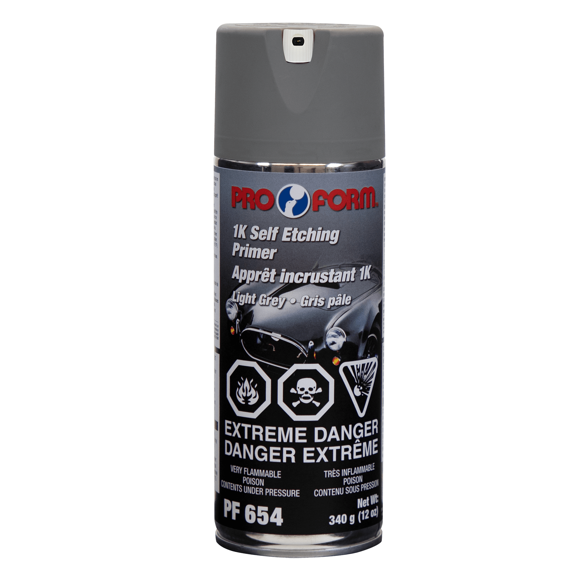 1K Self Etching Primer - 340 g Grey