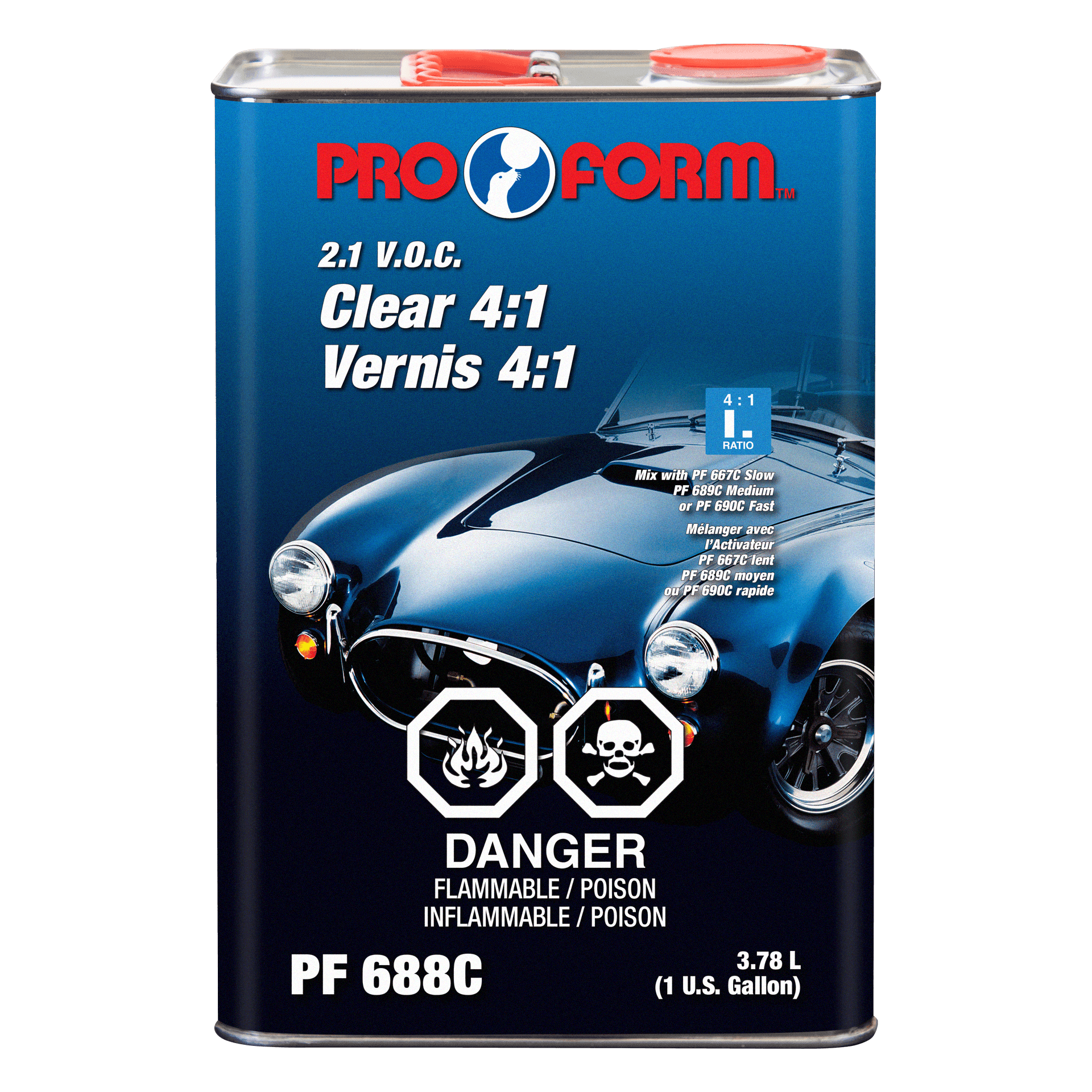 Clearcoat 4:1 - 3.78 L Clear