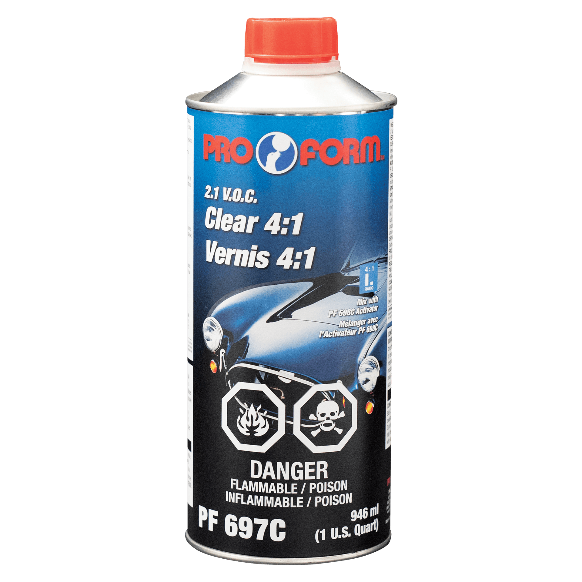 Clearcoat 4:1 - 946 ml Clear