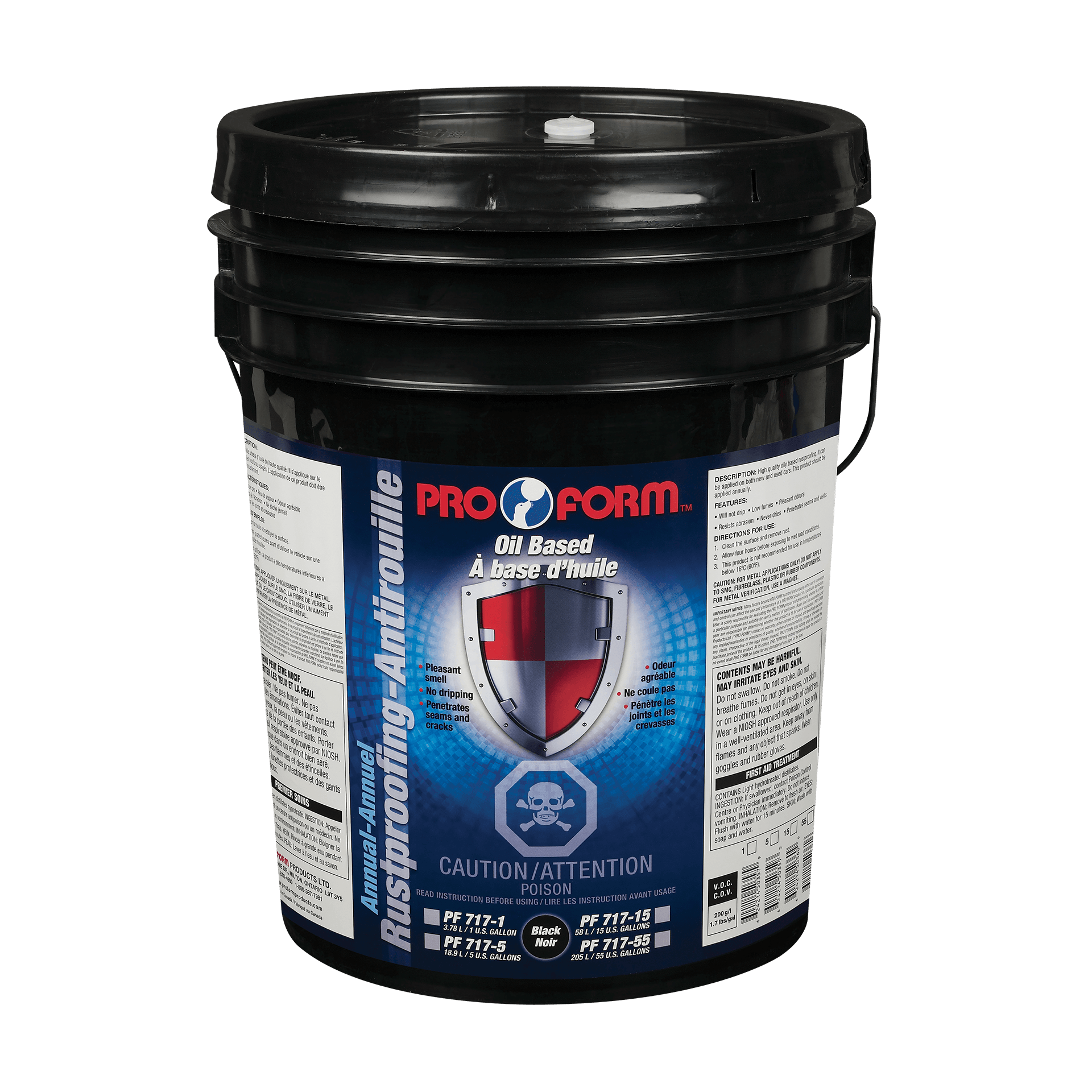 Dripless Oil Annual Rustproofing - 18.9 L Black