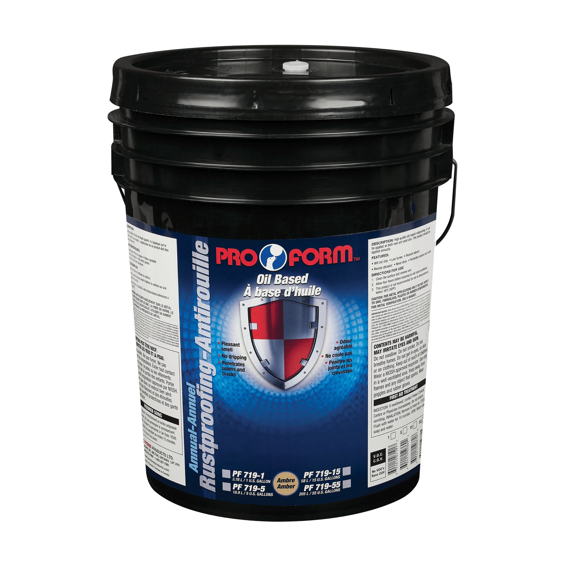 Dripless Oil Annual Rustproofing - 18.9 L Amber