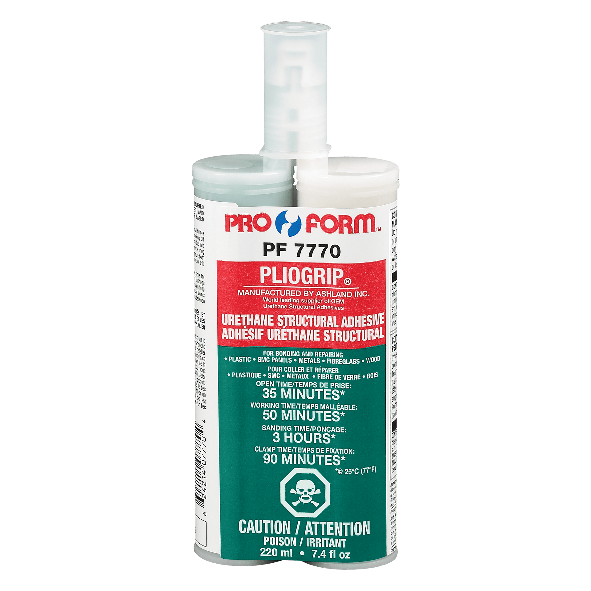 Pliogrip® Urethane Structural Adhesive - Open Time: 35 minutes - 215 ml