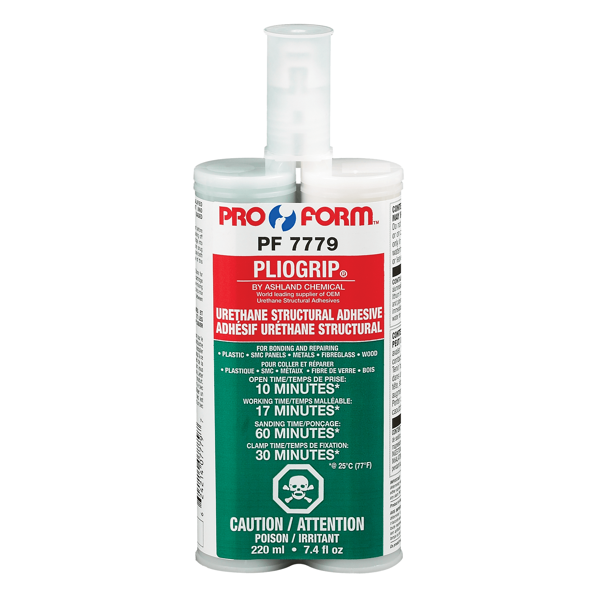 Pliogrip® Urethane Structural Adhesive - Open Time: 10 minutes - 215 ml