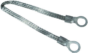 Sangles de terre corne à corne, 11 AWG, 20 po