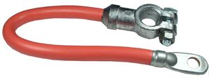 1 AWG 48" Black Top Post Battery Cable