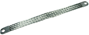 Sangles de terre crantée à corne, 4 AWG, 12 po