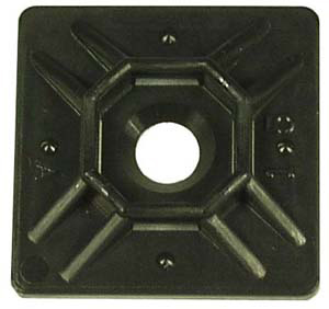 Rubber Adhesive #6 Mounting Pads For Cable Tie