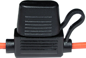 Porte-fusible en ligne à lame standard 14 AWG 20A avec capuchon