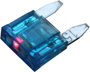 15A Min Blade Fuse with LED