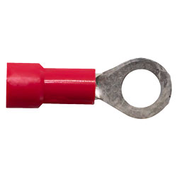 22-18 AWG #10 Vinyl Ring Connectors