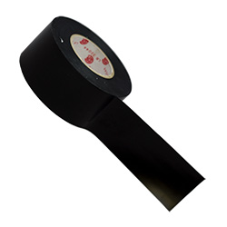 66' Wide Black All Weather Wide PVC Electrical Tape - Black