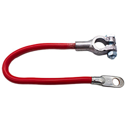 Câble de batterie Red Top Post, 4 AWG, 12 po