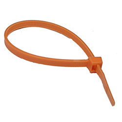 Attache de câble de 7,5 po, 50 lb, orange