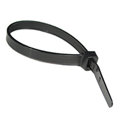 Attaches de câble robustes de 8 po - noires