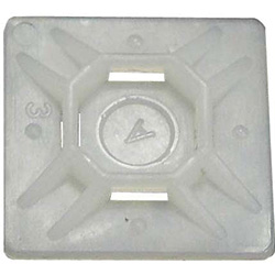 Rubber Adhesive #6 Mounting Pads For Cable Tie