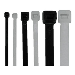 4" - 7.5" Cable Tie Combo Pack - UV Black & Natural