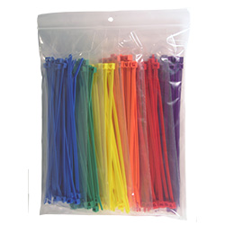 7.5" Cable Tie Combo Pack - Coloured