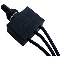 25A 12V IP67 Mom On-Off-Mom On Sealed Switch