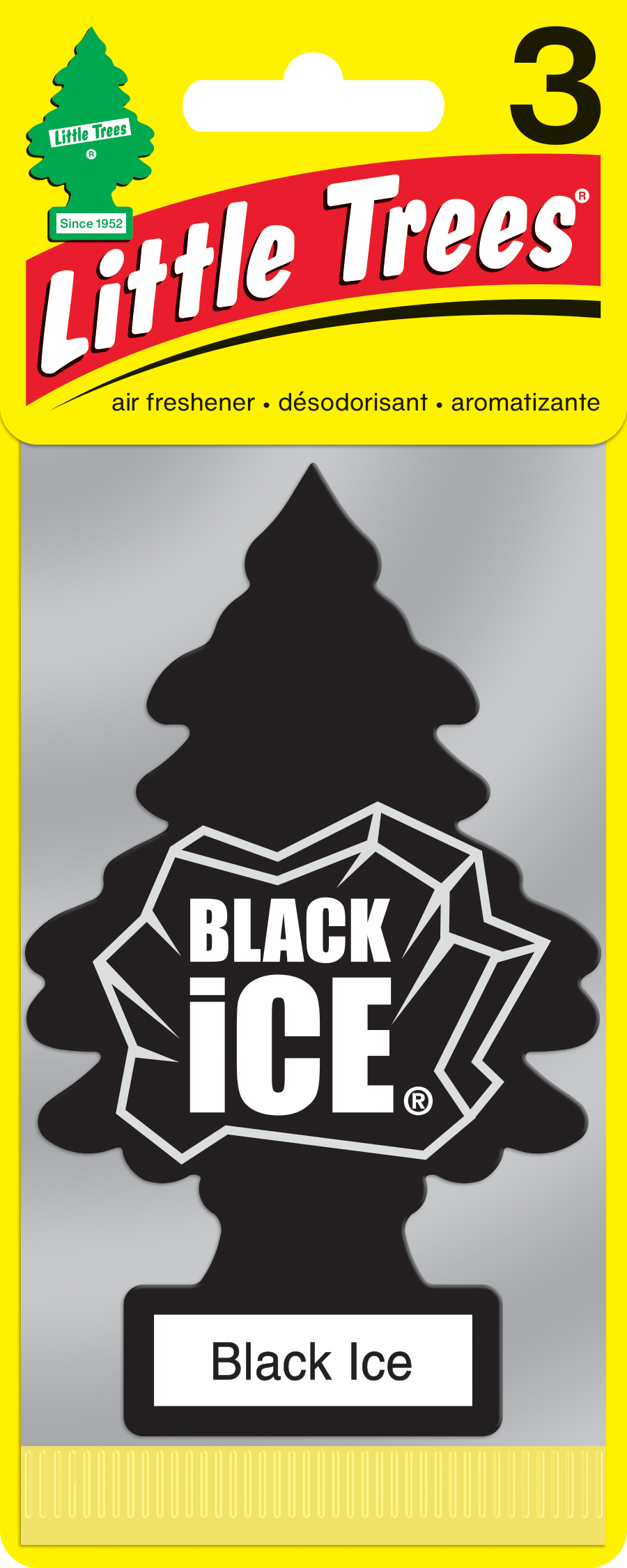 LITTLE TREES Black Ice 3-Pack