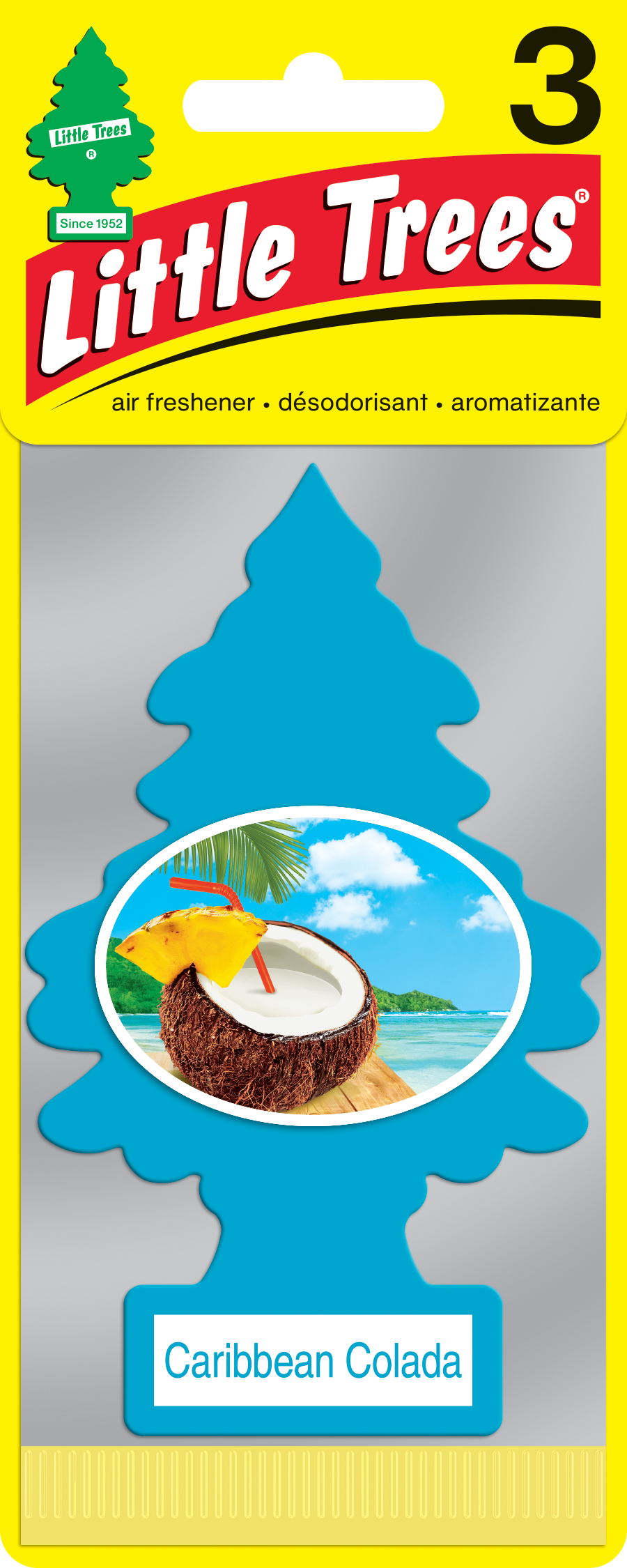 LITTLE TREES Caribbean Colada 3-Pack