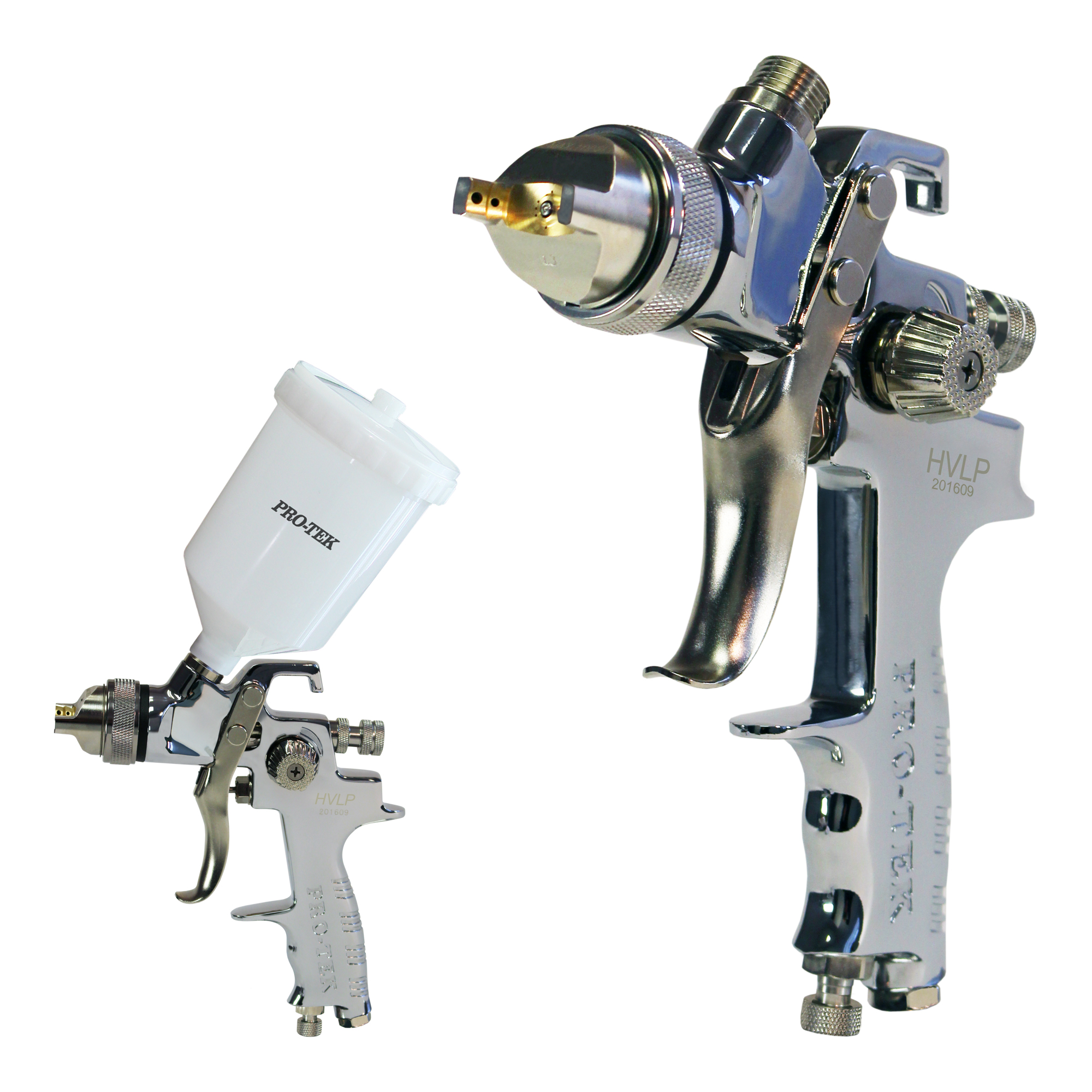 PISTOLET À GRAVITÉ HVLP AVEC GOBELET EN NYLON DE 600 ML